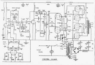 Carlsbro CS100 B schematic circuit diagram